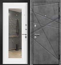 Дверь металлическая Орфей-221 ДВ Зеркало