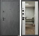 Дверь мет. ТАЙГА 10 Зеркало